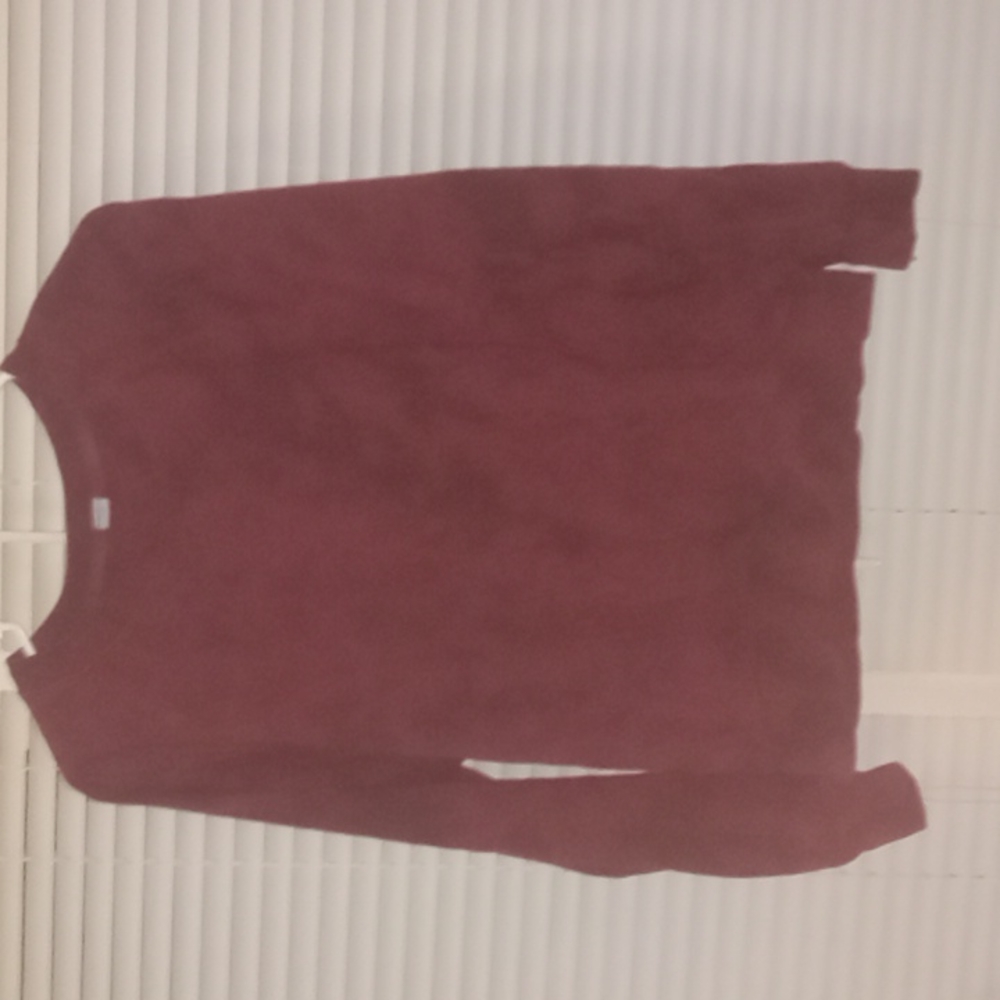 Large burgundy sweatsuit